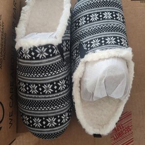 Cozy Black and White Women's Slippers